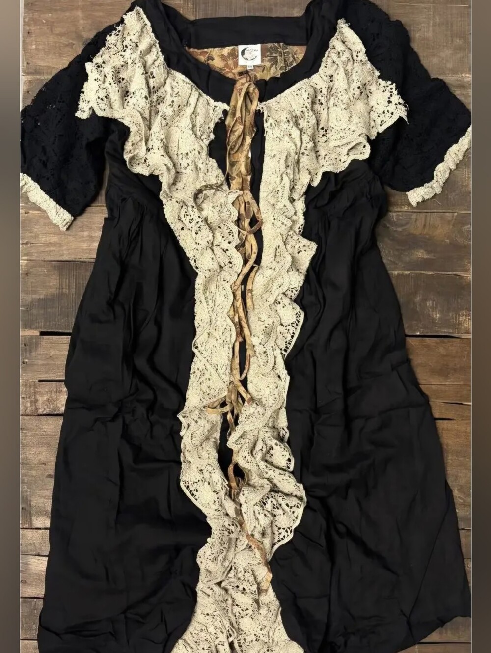 #2064 Jaded Gypsy Echo In Lace Duster